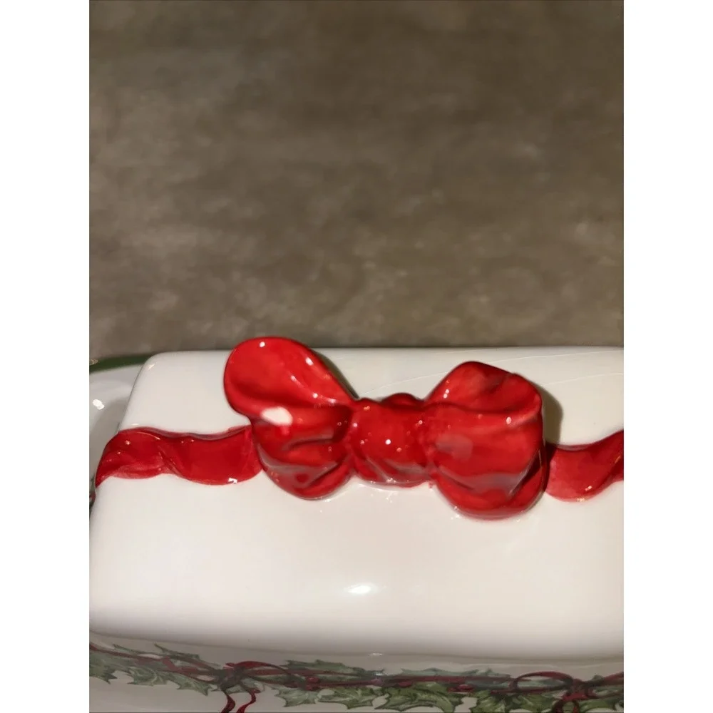 Traditions Holiday Celebrations by Christopher Radko Butter Dish, S&P Shakers